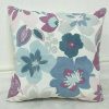 berry pink flower pattern scatter cushion design