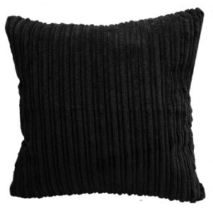 black chunky cord scatter cushions covers
