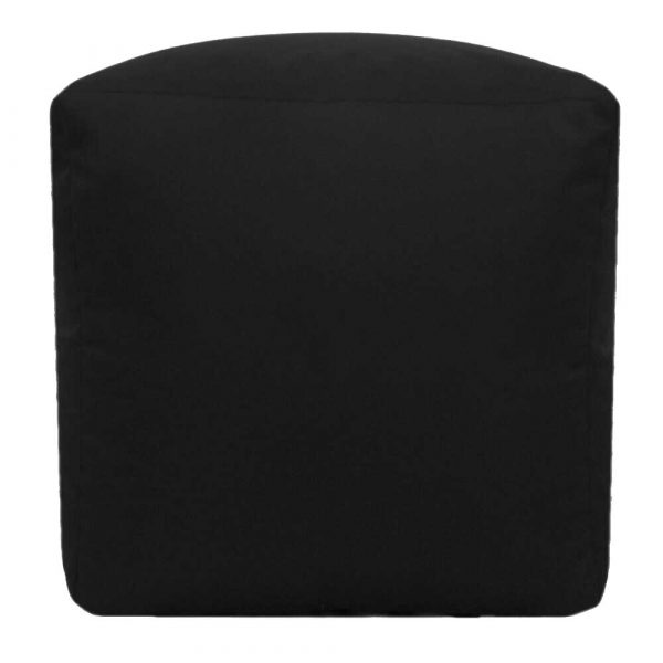 black water resistant cubes footstools