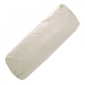cream natural cotton drill bolster cylinder cushions covers