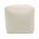 cream natural cotton drill cube fabric footstool pouffe