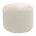 cream natural cotton drill round footstool pouffe