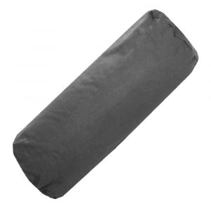 dark grey cotton drill bolster cylinder cushions covers