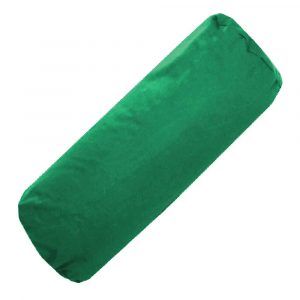 green cotton drill bolster cylinder cushions covers