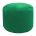 green cotton drill round footstool pouffe
