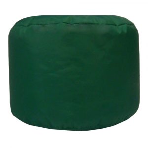 green water resistant outdoor footstool pouffe