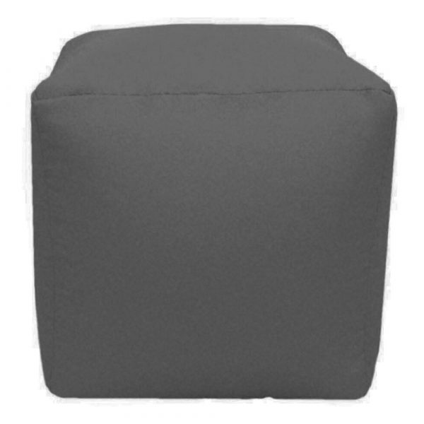 grey water resistant cubes footstools