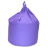 large lilac cotton drill beanbag