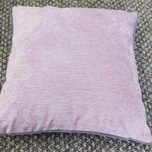 lilac suede feel scatter cushion