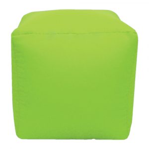 lime green water resistant cubes footstools