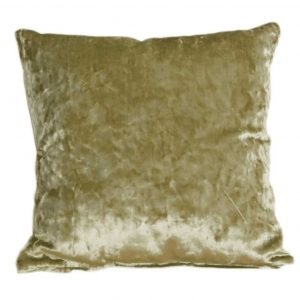 olive green crushed velvet fabric to order