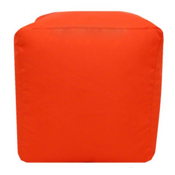 orange water resistant cubes footstools
