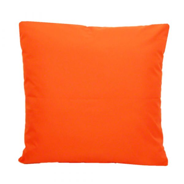 orange water resistant indoor outdoor scatter cushion