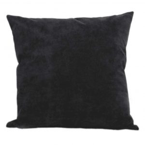 pewter black suede feel scatter cushion