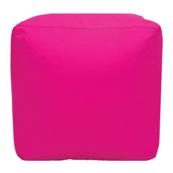 pink water resistant cubes footstools