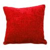 red chenille fabric to order