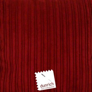 red chunky cord cut fabric to order