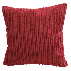 red chunky cord scatter cushions covers