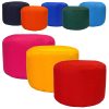 water resistant round outdoor footstools pouffes